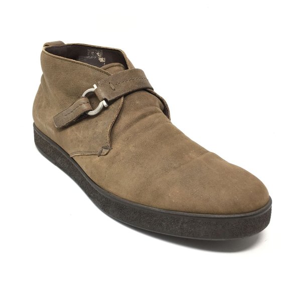 Salvatore Ferragamo Monk Strap Boots Shoe Size 9.5 main image 6